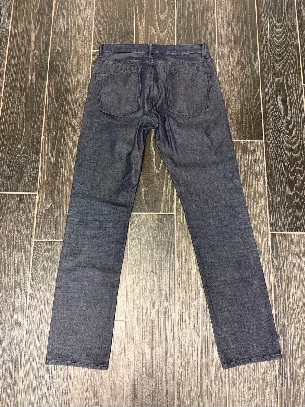 Theory Slim Straight Leg Dark Indigo Jeans - Picture 3 of 4